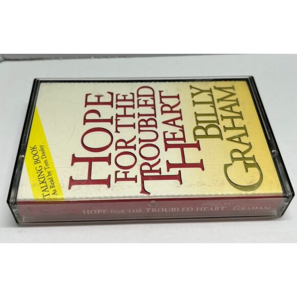 Billy Graham Hope For The Troubled Heart Cassette Tape Talking Book Tom Dooley - Picture 4 of 6